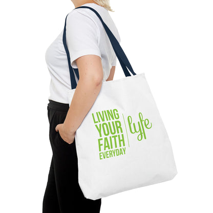 Living Your Faith Everyday | Reusable Eco-Friendly Shopper Tote