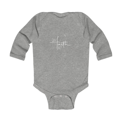 Living Your FAITH Every Day | Infant Long Sleeve Bodysuit
