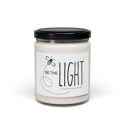"Be the Light" Scented Soy Candle - 9oz Inspirational Candle