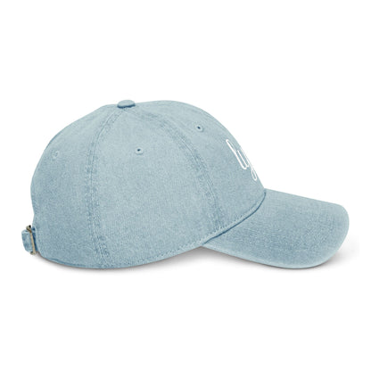 Embroidered Casual Denim Hat - 'Lyfe'