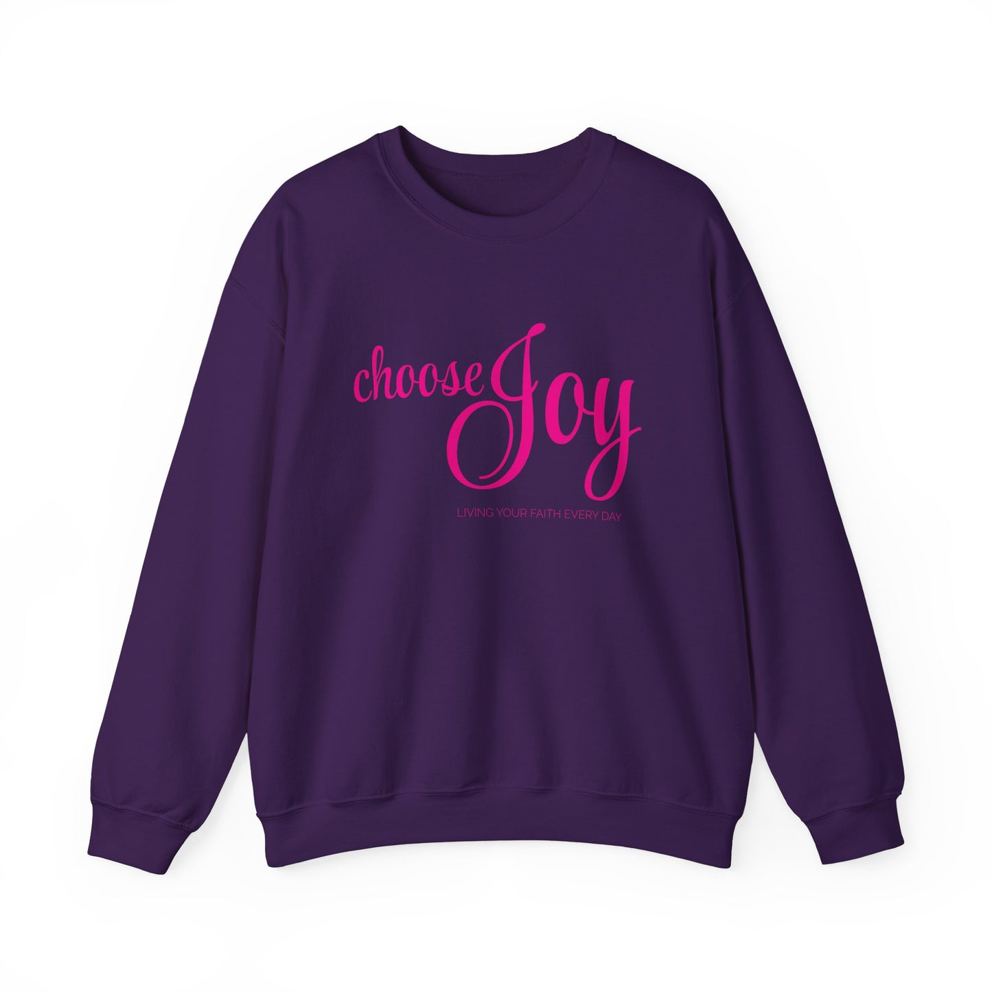 "Choose Joy" Unisex Crewneck Sweatshirt - Inspirational Everyday Wear