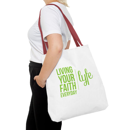 Living Your Faith Everyday | Reusable Eco-Friendly Shopper Tote